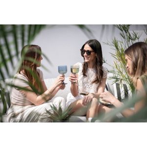 Set 2 pahare vin LIKE, verde, 270 ml