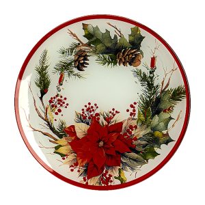 Platou S POINSETTIA CROWN, 20x20 cm