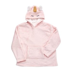 Hanorac tip patura cu unicorn pt copii COZY