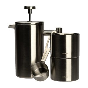 Set 4 piese presa si accesorii cafea ROAST