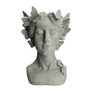 Decoratiune portret cu fluturi RODA, 35 cm