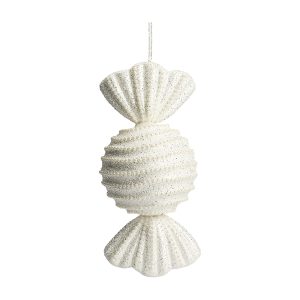 Decoratiune de agatat bomboana WHITE XMAS,15x31 cm