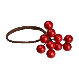 Inel servetel PEARL rosu,8 cm