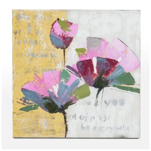 Tablou pictat manual Fundy, 60x60cm