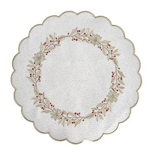 Servet de masa GOLDEN ILEX, 40 cm, rotund