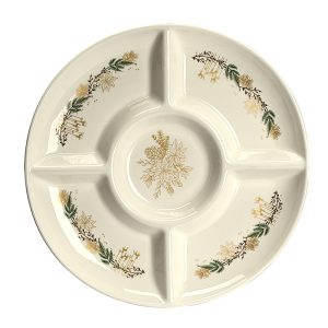 Platou compartimentat GOLDEN ILEX, 30 cm