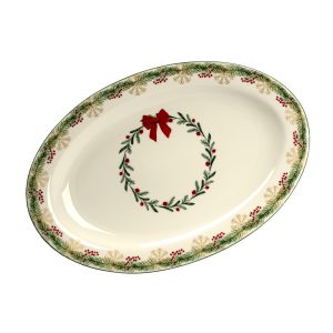 Platou oval ILEX WREATH, 35.5