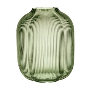 Vaza M FLEUR, 19 cm, verde