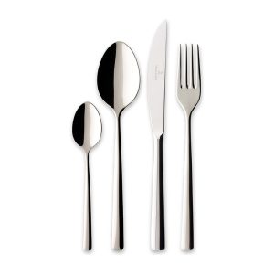 Set tacamuri 30 piese PIEMONT, otel inoxidabil