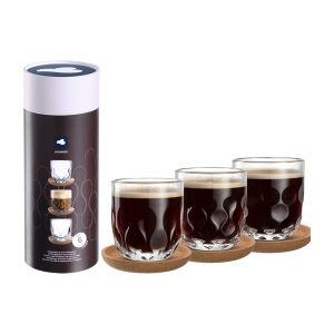 Set 3 cani cu suport GOCCE, 220 ml