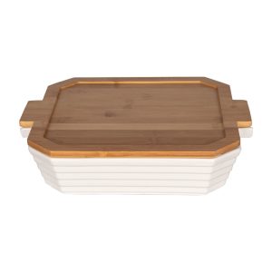 Vas termorezistent cu capac SIMPLICITY, 31 cm