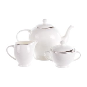 Set ceai 3 piese  portelan englezesc LORAINE