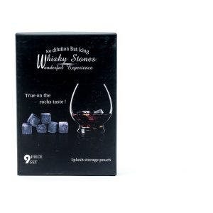 Set 9 cuburi pentru bauturi DELUXE, piatra