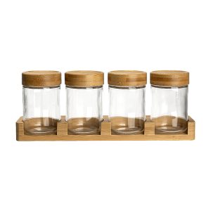 Set 4 recipiente pentru condiment TAYLOR