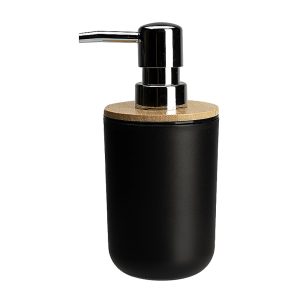 Dozator sapun negru ZAMORA, 15 cm