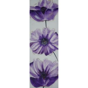 Tablou pictat manual Curiosity, 120x40cm