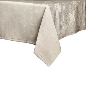 Fata de masa bej FLORAL 150x220 cm