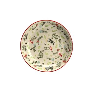 Farfurie HERBAL rosu, 20 cm