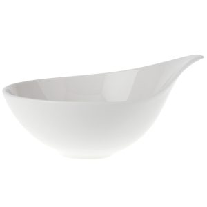 Bol FLOW, 16x13 cm, alb