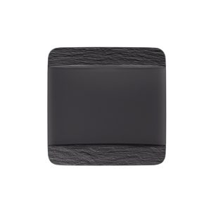 Farfurie intinsa patrata MANUFACTURE ROCK, negru