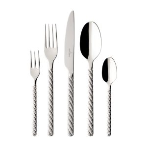 Set tacamuri 30 piese MONTAUK, otel inoxidabil