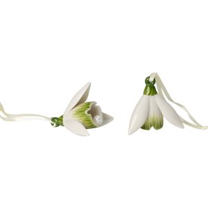 Set 2 decoratiuni de agatat FLOWER BELLS, ghiocel