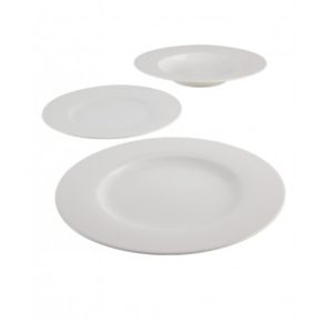 Set farfurii 12 piese VOICE BASIC, alb