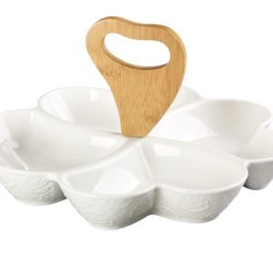 Platou aperitiv ROSE 28x28x15,2 cm