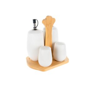 Set oliviera 4 piese WAVE, 17x13.5x18.5 cm