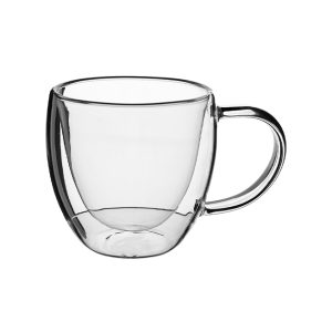 Ceasca cappucino din sticla dubla TERMO, 180 ml