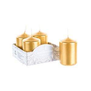 Set 4 lumanari ADVENT, auriu