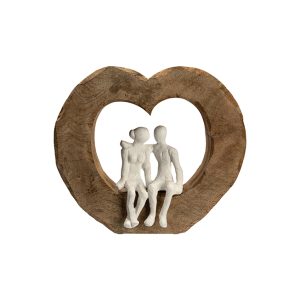 Decoratiune inima ARBOR, 29x9x23 cm