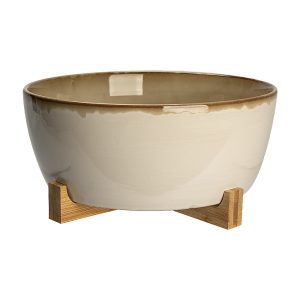 Bol salata NADIN maro, 25x25x10 cm