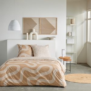 Lenjerie pat 2 persoane 3 piese THEA, 200x215 cm