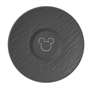 Farfurie ceasca MANROCK MICKEY, 15.5 cm, negru