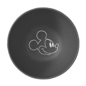 Bol MANROCK MICKEY, 430 ml, 14 cm, negru