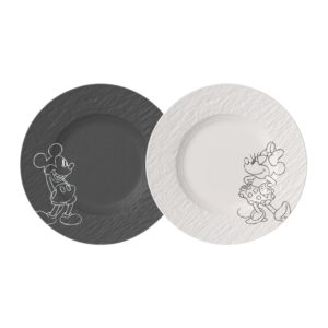 Set 2 farfurii mic dejun MANROCK MICKEY, 21.7 cm