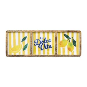 Platou compartimentat DOLCE VITA, 40x2.5x14 cm
