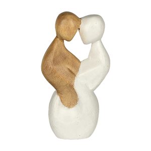 Decoratiune "in doi" WOODEN DECOR, 7x13x25 cm