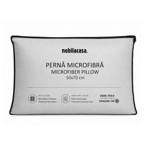 Perna microfibra CALMA, 50x70 cm, 600gr, alb