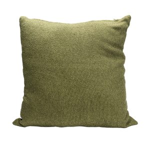 Perna decor PLUSH 45x45 cm, verde, fermoar