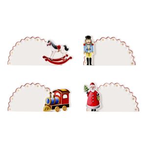 Set 4 placute pentru nume TOY'S DELIGHT