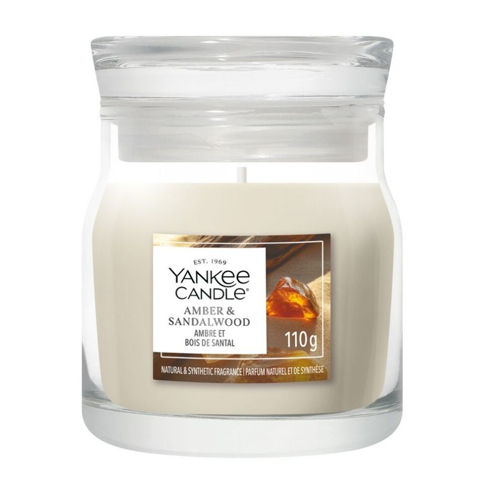 Lumanare parfumata AMBER & SANDALWOOD, 110 GR