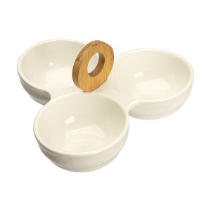 Platou aperitiv STRIA, 20.5x20.5x12 cm