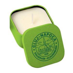 Lumanare parfumata STAMPILA CLUJ-NAPOCA, verde