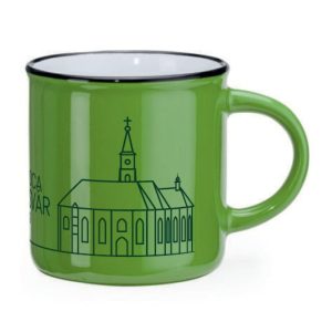 Cana PIATA UNIRII, 300 ml, ceramica, verde
