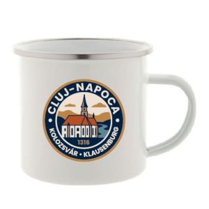 Cana STAMPILA CLUJ-NAPOCA, 380 ml, metal