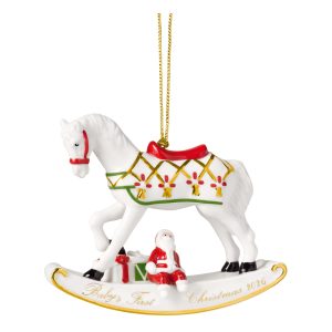 Decoratiune de agatat calut balansoar CHRISTMAS CLASSICS 2026
