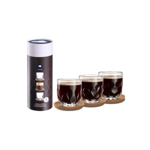 Set 3 cani cu suport GOCCE, 220 ml